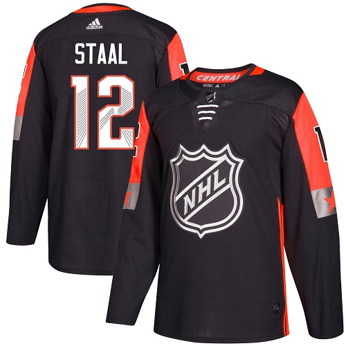 Adidas Minnesota Wild #12 Eric Staal Black 2018 All-Star Central Division Authentic Stitched Youth NHL Jersey